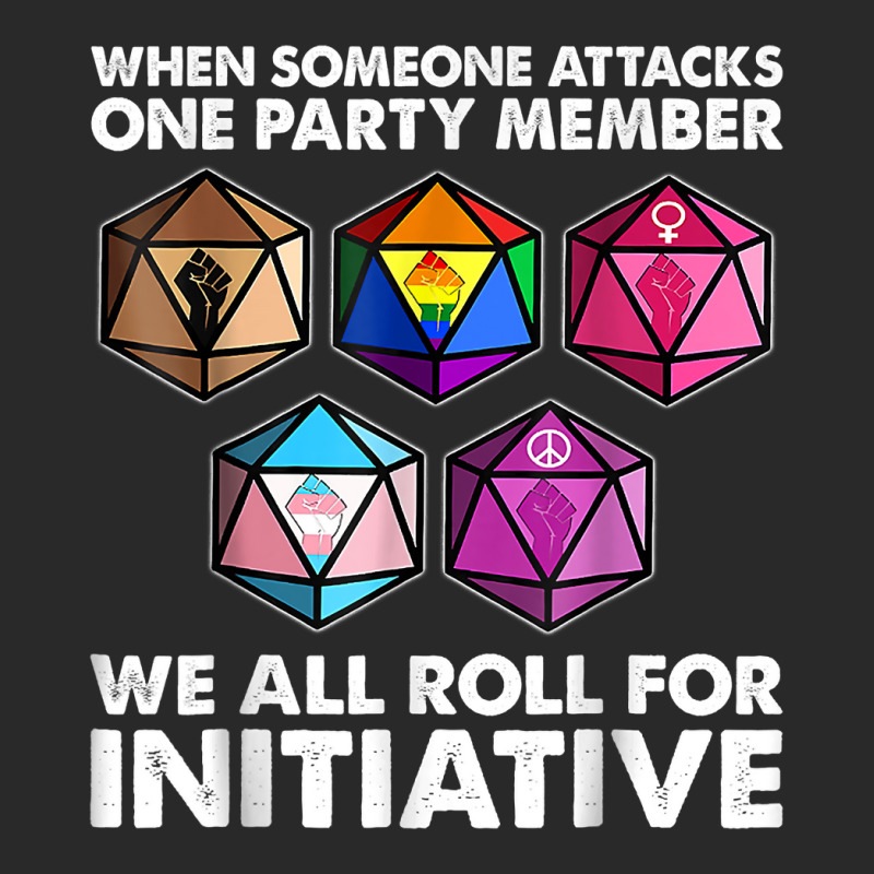 When Someone Attacks One Party Member We Roll For Initiative T Shirt Printed hat by annalyneplacencia | Artistshot