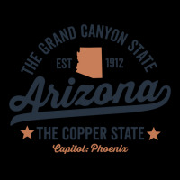 Arizona Vintage Sports Design Copper State Long Sleeve T Shirt Zipper Hoodie | Artistshot