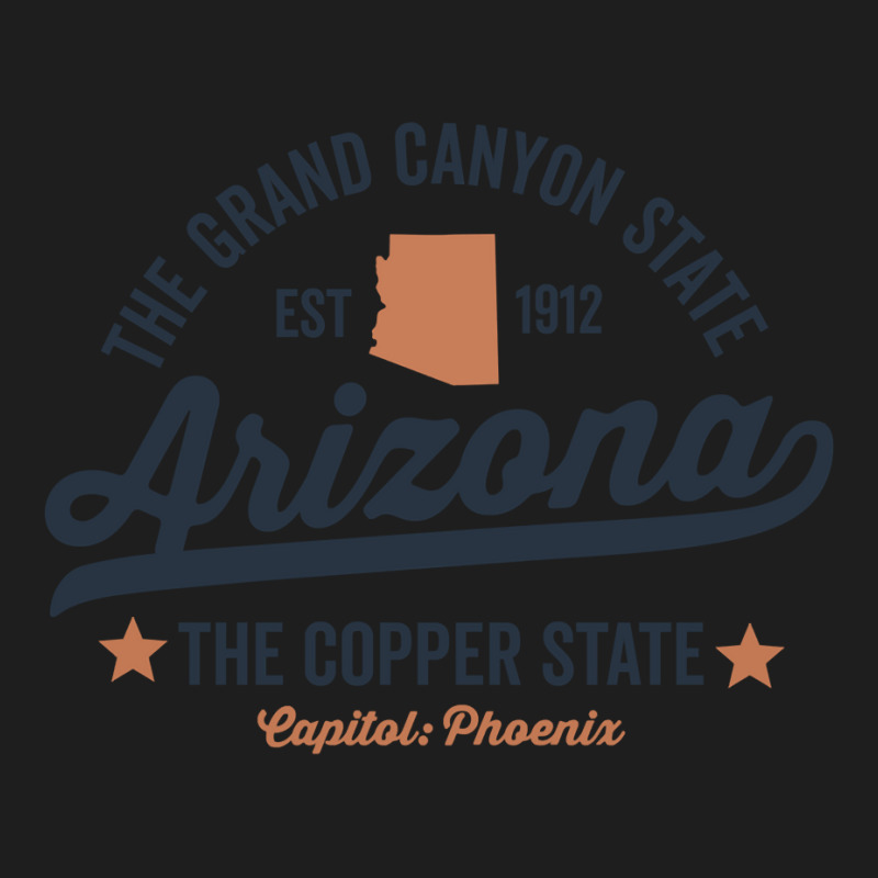 Arizona Vintage Sports Design Copper State Long Sleeve T Shirt Classic T-shirt | Artistshot