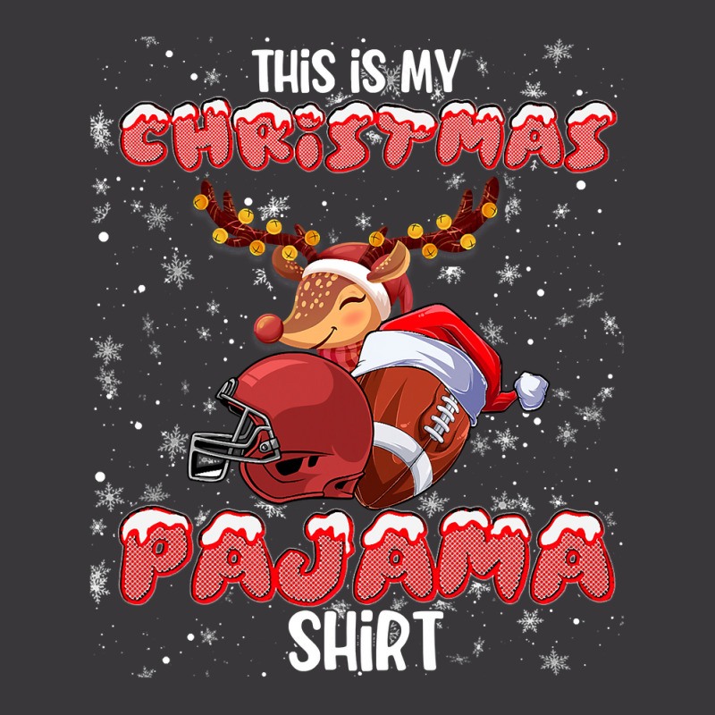 Football This Is My Christmas Pajama Football Christmas Light 12 Footb Ladies Curvy T-Shirt by golferu | Artistshot