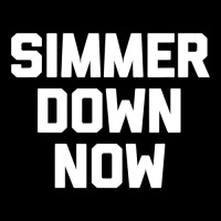 Simmer Down Now  Funny Saying Sarcastic Novelty Humor V-neck Tee | Artistshot