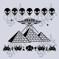 Pyramid T Shirt Ufo T Shirt Space Invaders T Shirt Area 51 Shirt Alien Fleece Short | Artistshot