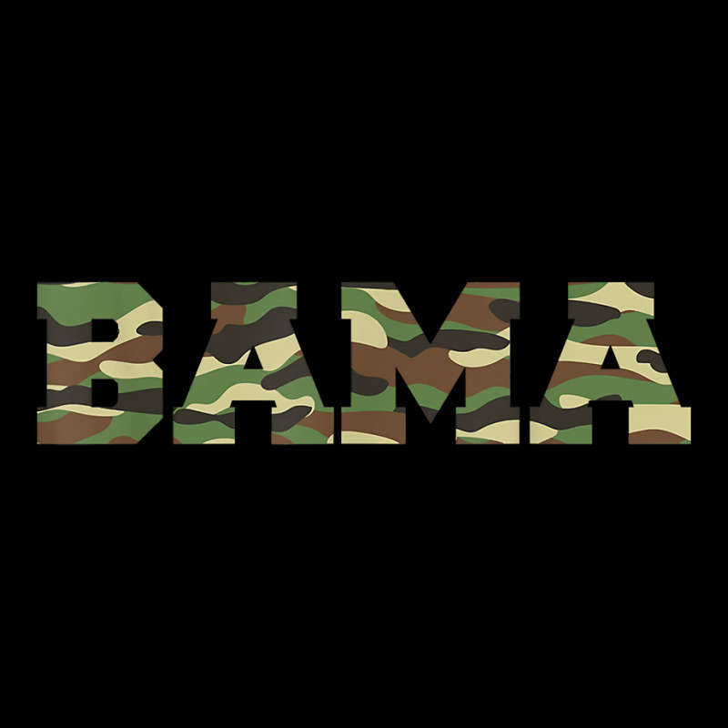 Alabama Pride Bold Green Camouflage College Sports Font T Shirt Men's Long Sleeve Pajama Set | Artistshot