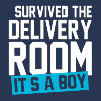 Survived The Delivery Room It's A Boy Funny Ladies Denim Jacket | Artistshot