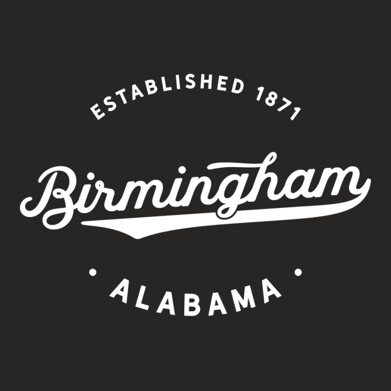 Classic Retro Vintage Birmingham Alabama 1871 Usa Novelty Sweatshirt Ladies Fitted T-Shirt by adrienskradski | Artistshot