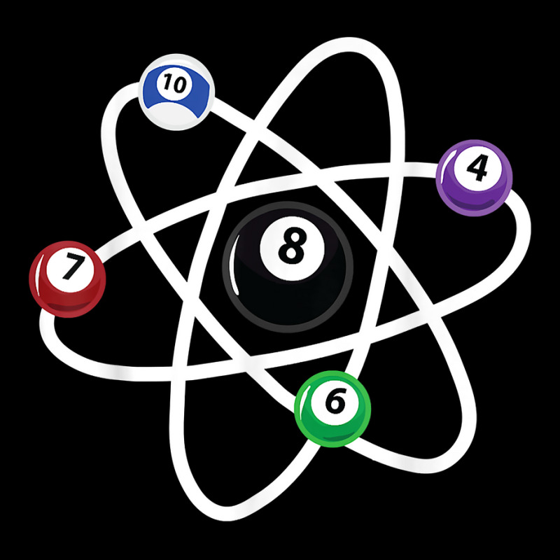 Billiards Atom Science Shirt 8 Ball Pool Lovers Billiard T Shirt V-neck Tee | Artistshot