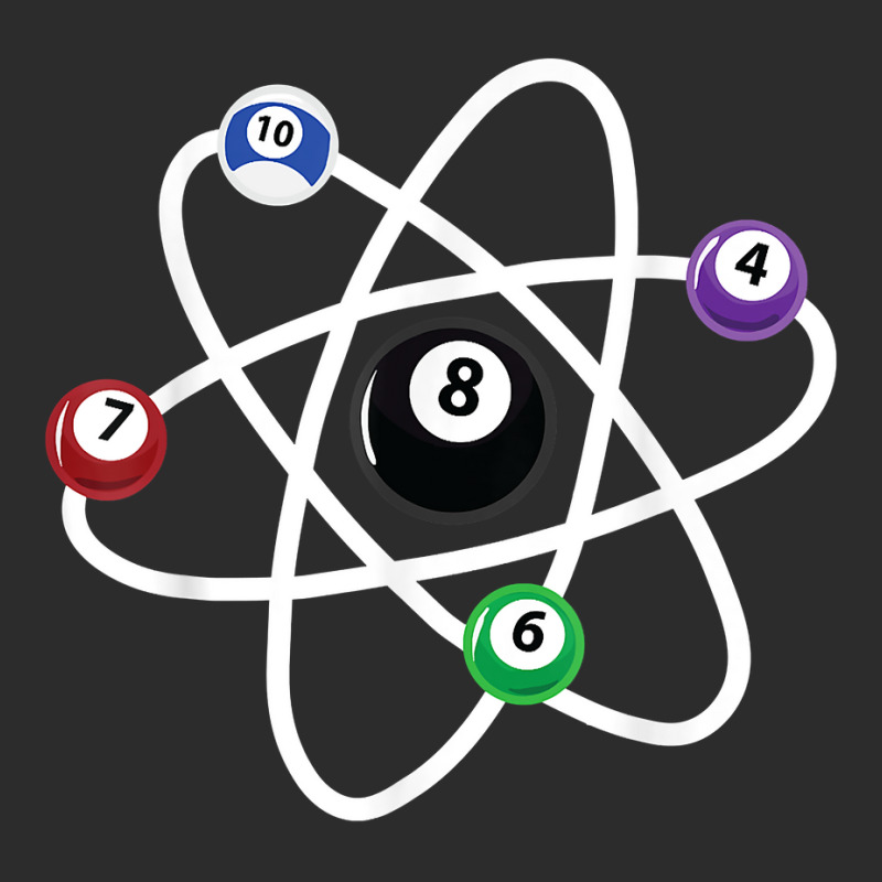 Billiards Atom Science Shirt 8 Ball Pool Lovers Billiard T Shirt Exclusive T-shirt | Artistshot