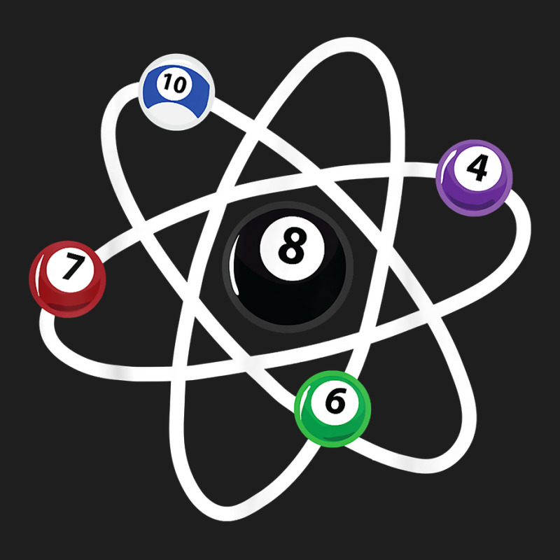 Billiards Atom Science Shirt 8 Ball Pool Lovers Billiard T Shirt Classic T-shirt | Artistshot