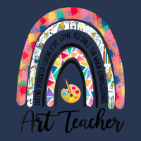 Art Teacher Boho Rainbow Caring Dedicated Loving Vintage T Shirt Ladies Denim Jacket | Artistshot