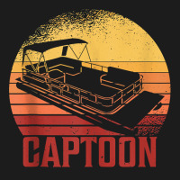 Funny Boating Captoon Pontoon Captain Pontoon Boat Vintage Tank Top Hoodie & Jogger Set | Artistshot