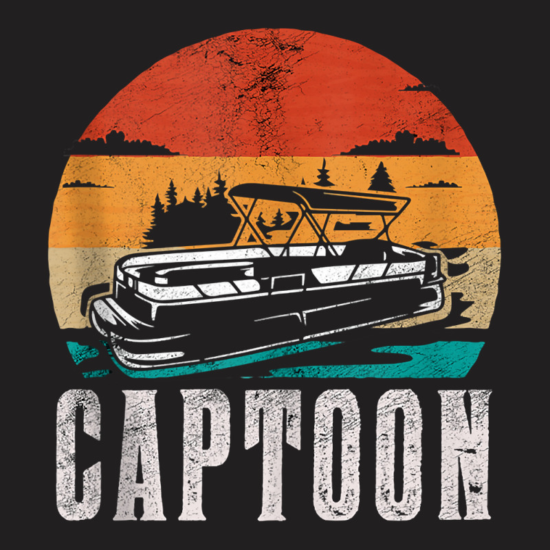 Funny Boating Captoon Pontoon Tritoon Captain Pontoon Boat Tank Top T-shirt | Artistshot