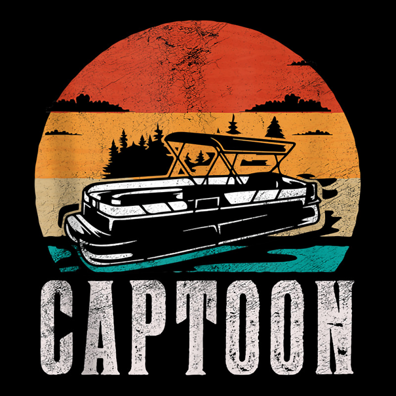 Funny Boating Captoon Pontoon Tritoon Captain Pontoon Boat Tank Top V-neck Tee | Artistshot