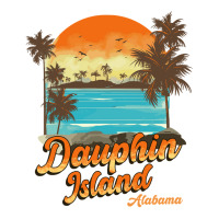 Dauphin Island Alabama Beach Summer Vacation Palm Sunset Pullover Hood Youth Tee | Artistshot