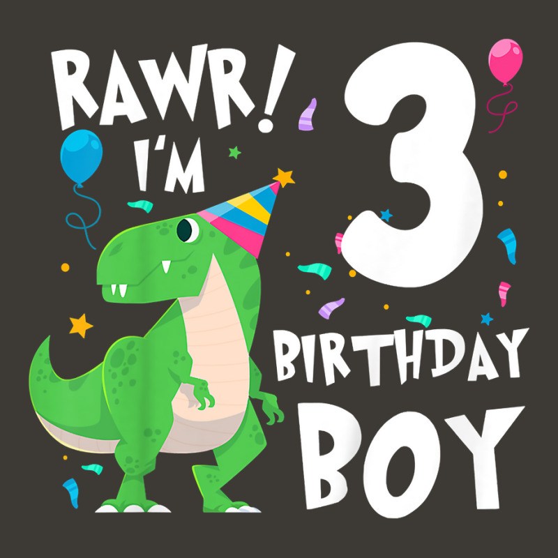 Custom Kids Rawr I'm 3rd Birthday Boy Dinosaur T Rex Gift For 3 Year ...