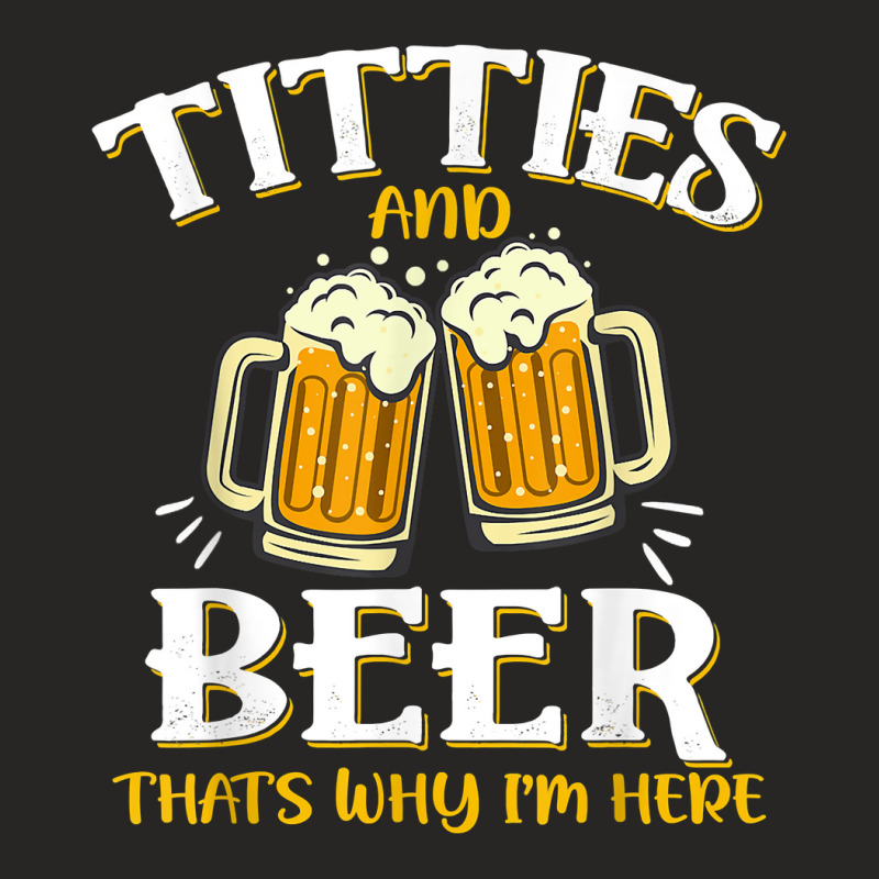 Funny Titties And Beer Drinking Oktoberfest Gift T Shirt Ladies Fitted T-Shirt by strnadoymoskwaoj | Artistshot