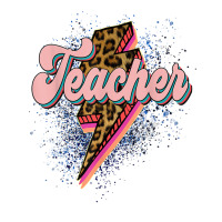 Leopard Teacher Shirt Teacher Lightning Bolt Back To School T Shirt Crewneck Sweatshirt | Artistshot