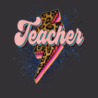 Leopard Teacher Shirt Teacher Lightning Bolt Back To School T Shirt Vintage Hoodie | Artistshot