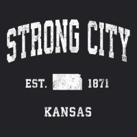 Strong City Kansas Ks Vintage Athletic Sports Design T Shirt Youth Tee | Artistshot