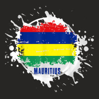 Mauritius Splash T Shirt Ladies Fitted T-shirt | Artistshot