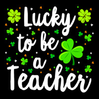 St Patricks Day Teacher  Lucky To Be A Teacher Adjustable Cap | Artistshot