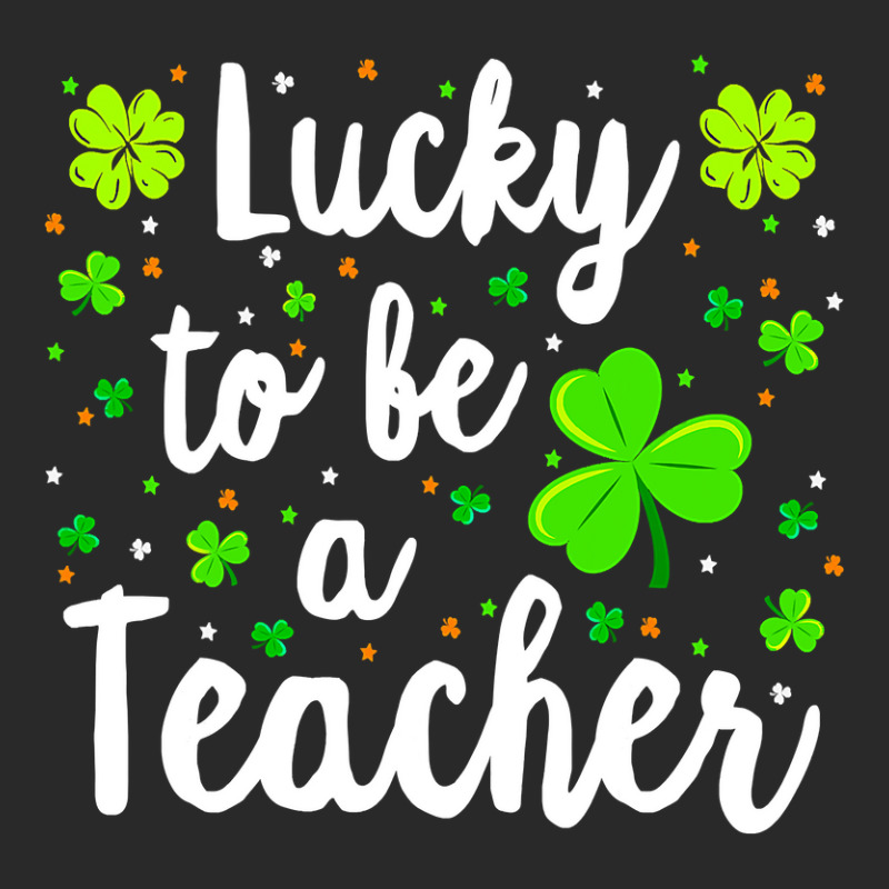 St Patricks Day Teacher  Lucky To Be A Teacher Printed Hat | Artistshot