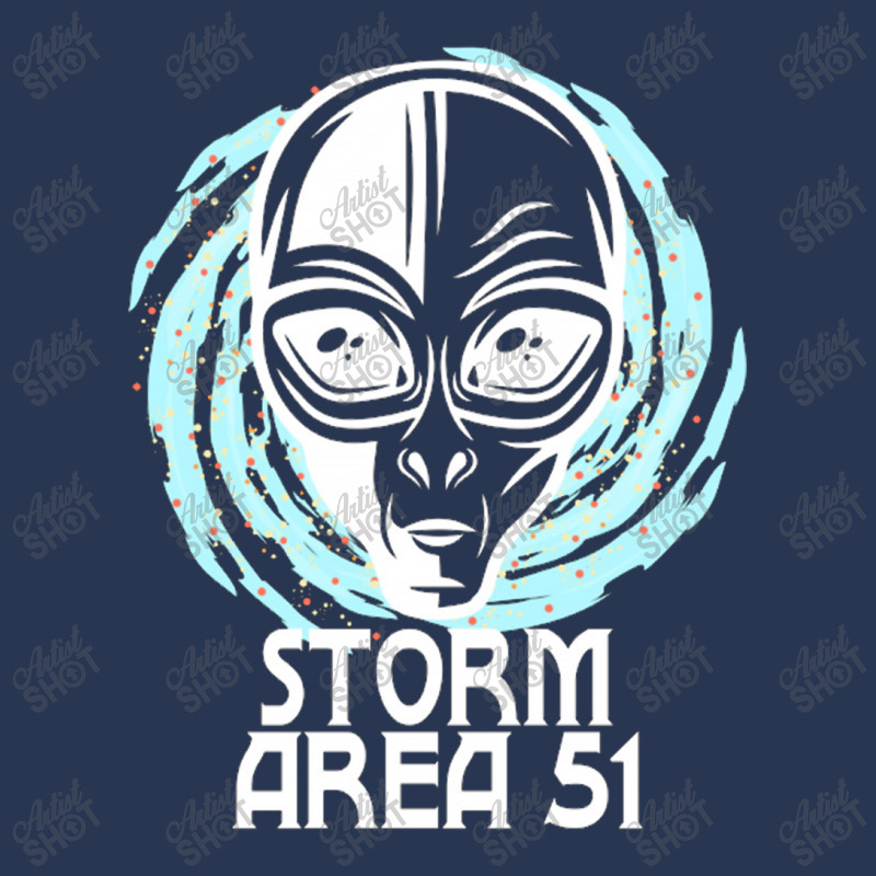 Storm Area 51 Alien For Dark Men Denim Jacket | Artistshot