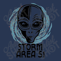 Storm Area 51 Alien For Light Men Denim Jacket | Artistshot