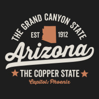 Arizona Vintage Sports Design Copper State Dark Pullover Hoodie Classic T-shirt | Artistshot