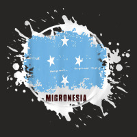 Micronesia Splash T Shirt Ladies Fitted T-shirt | Artistshot