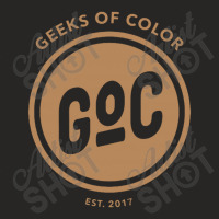 Caramel Geek Of Color Ladies Fitted T-shirt | Artistshot