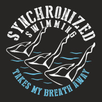 Synchronized Swimming Shirt Funny Swimmer Gift Ladies Fitted T-shirt | Artistshot