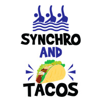 Synchronized Swimming T Shirt Synchro And Tacos Quote Gifts Crop Top | Artistshot