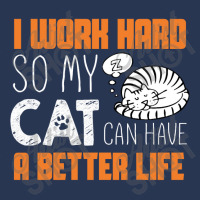 I Work Hard So My Cat Can Have A Better Life T Shi Ladies Denim Jacket | Artistshot