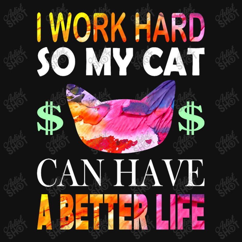 I Work Hard So My Cat Baby Beanies by dragonstore | Artistshot