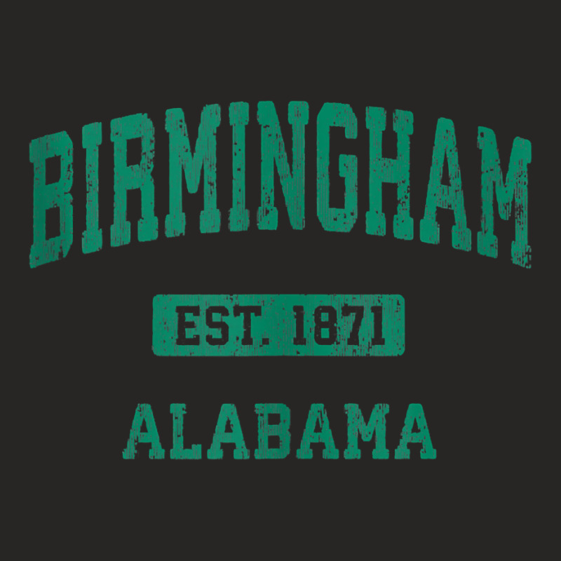 Birmingham Alabama Al Vintage Athletic Sports Design Tank Top Ladies Fitted T-Shirt by paisleafuscaldo | Artistshot