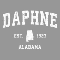 Daphne Alabama Al Vintage Athletic Sports Design Pullover Hoodie Women's V-neck T-shirt | Artistshot