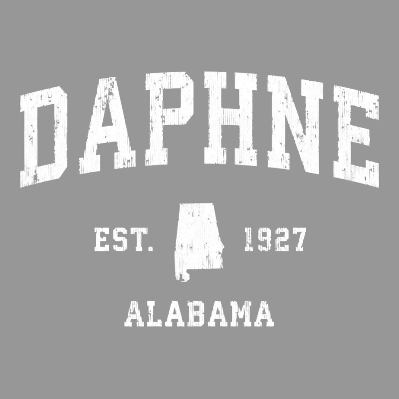 Daphne Alabama Al Vintage Athletic Sports Design Pullover Hoodie Women's V-Neck T-Shirt by adrienskradski | Artistshot