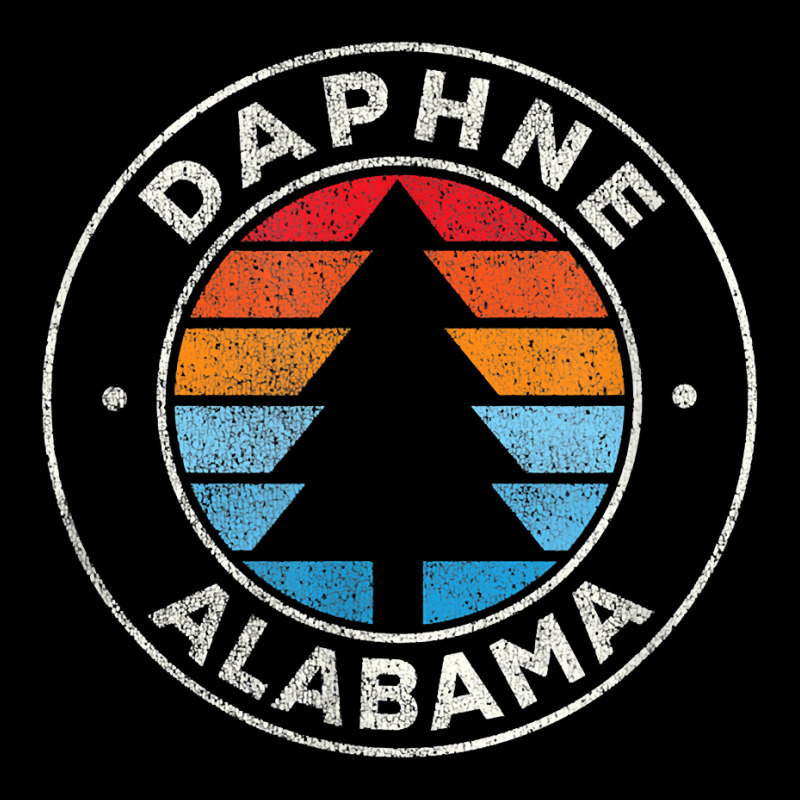 Daphne Alabama Al Vintage Graphic Retro 70s T Shirt Baby Bibs by adrienskradski | Artistshot