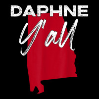 Daphne Alabama Y'all Al Pride State Map Cute T Shirt Adjustable Cap | Artistshot