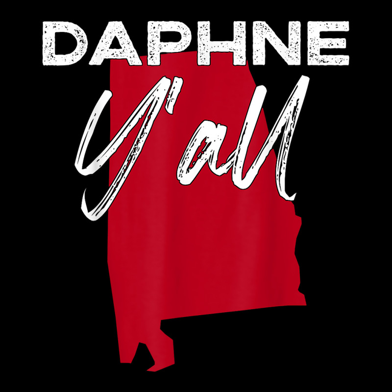 Daphne Alabama Y'all Al Pride State Map Cute T Shirt Adjustable Cap by adrienskradski | Artistshot