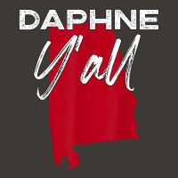 Daphne Alabama Y'all Al Pride State Map Cute T Shirt Bucket Hat | Artistshot