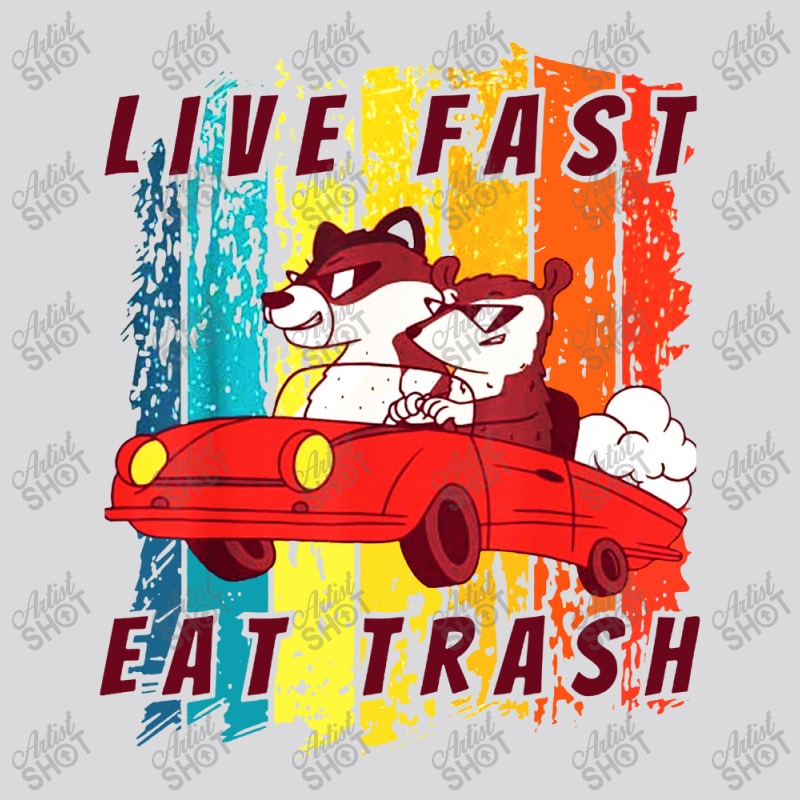 Live Fast Eat Trash Women's Triblend Scoop T-shirt by Mumui | Artistshot