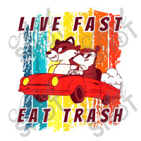 Live Fast Eat Trash Women's V-neck T-shirt | Artistshot