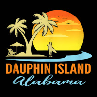 Dauphin Island Alabama Beach Sunset Surfer Palm Trees Tank Top Toddler 3/4 Sleeve Tee | Artistshot