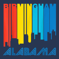 Retro 1970's Style Birmingham Alabama Skyline T Shirt Ladies Denim Jacket | Artistshot