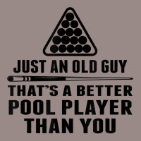 Mens Pool Player Shirt Cue Ball Billiards Just An Old Guy T Shirt Vintage T-shirt | Artistshot