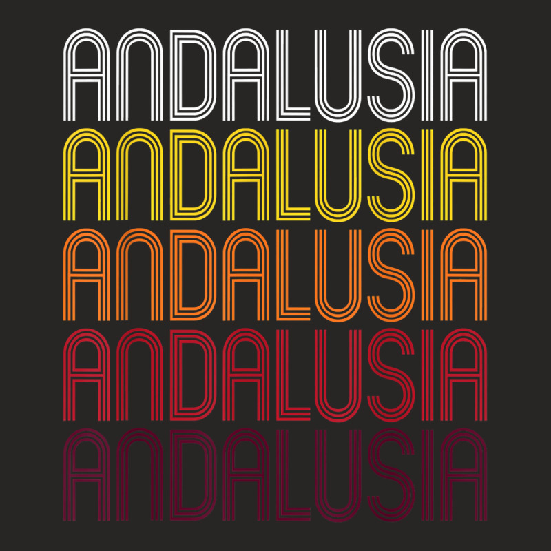 Andalusia, Al  Vintage Style Alabama T Shirt Ladies Fitted T-shirt | Artistshot