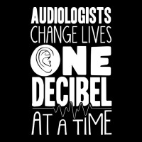 Audiology T  Shirt Pediatric Audiologist Audiology One Decibel At A Ti V-neck Tee | Artistshot