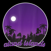 Aland Islands By Night With Palms T Shirt Zipper Hoodie | Artistshot