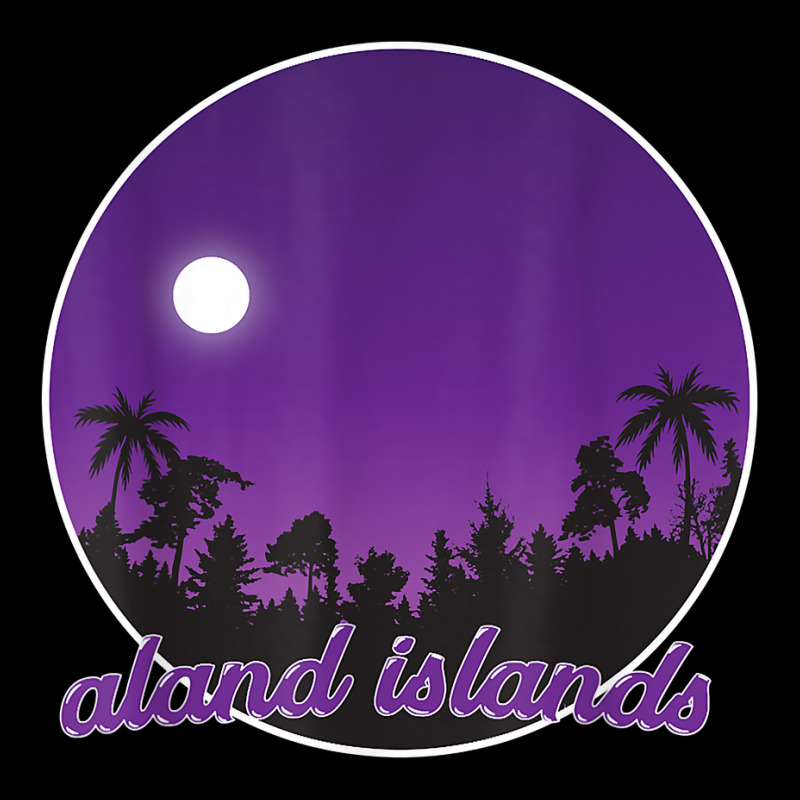 Aland Islands By Night With Palms T Shirt Zipper Hoodie by cucciailleveretcq | Artistshot